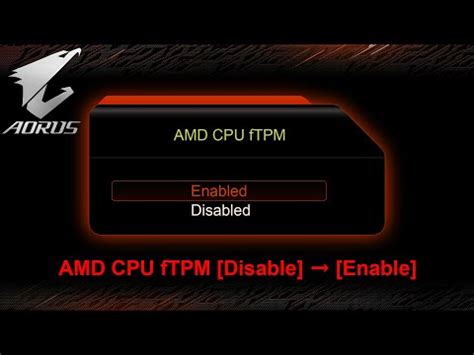 enable tpm 2.0 gigabyte aorus.